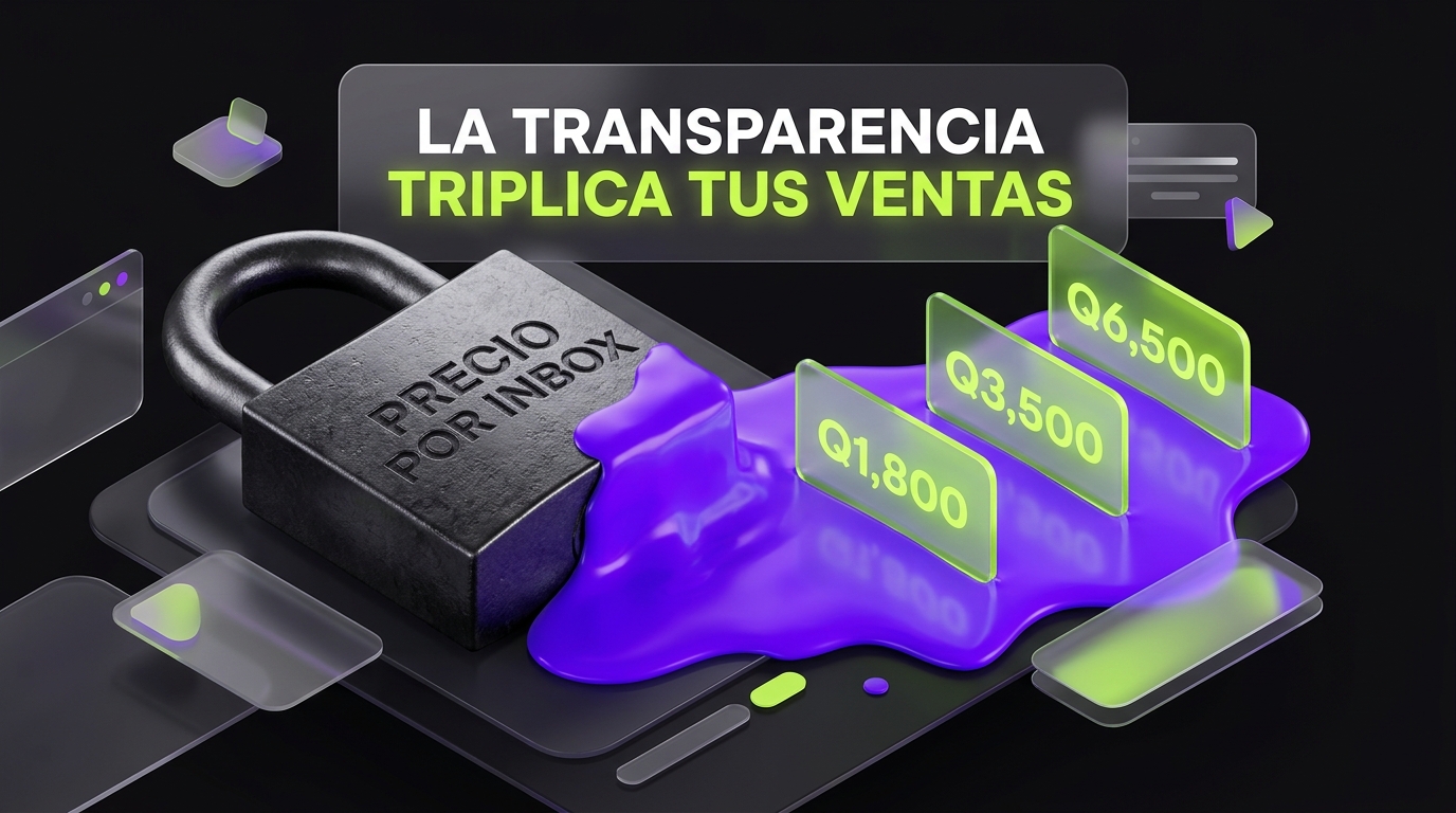 Por qué ocultar tus precios con 'Precio por inbox' está matando tus ventas digitales