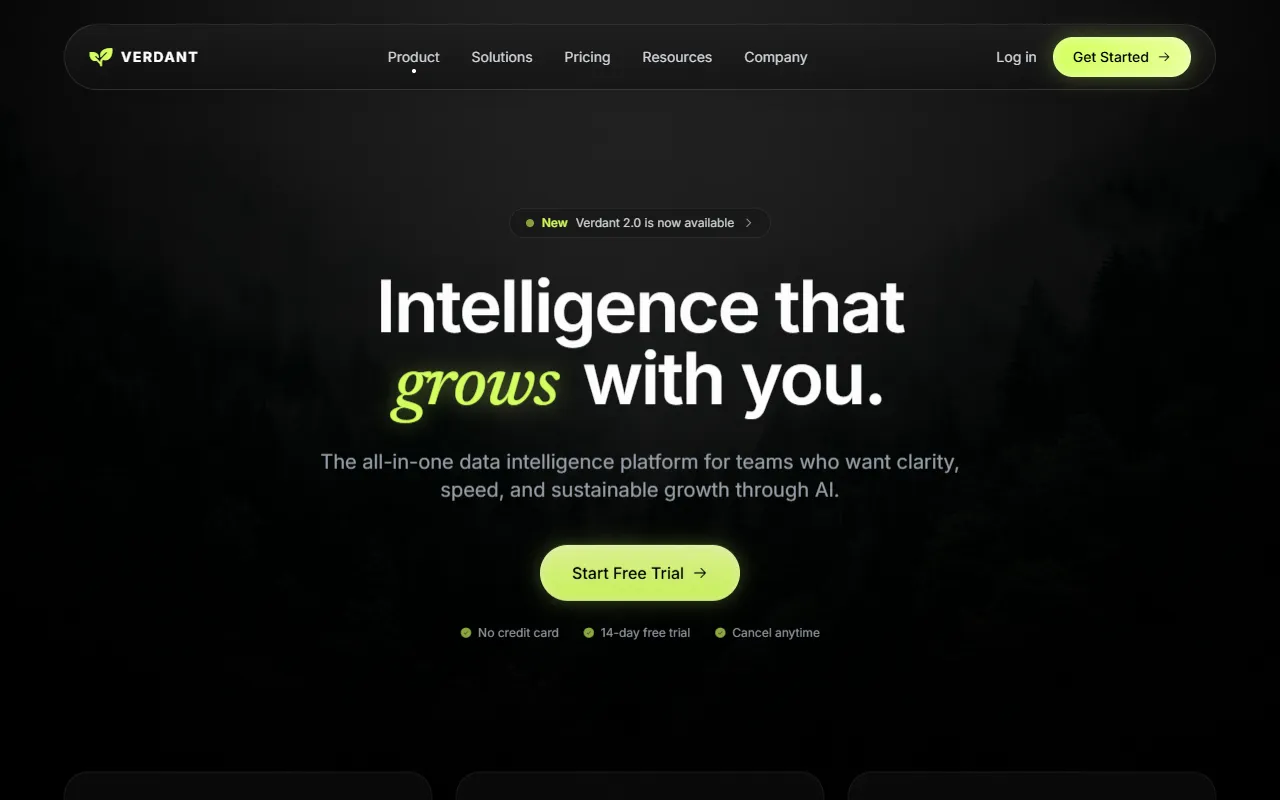Verdant Data Platform